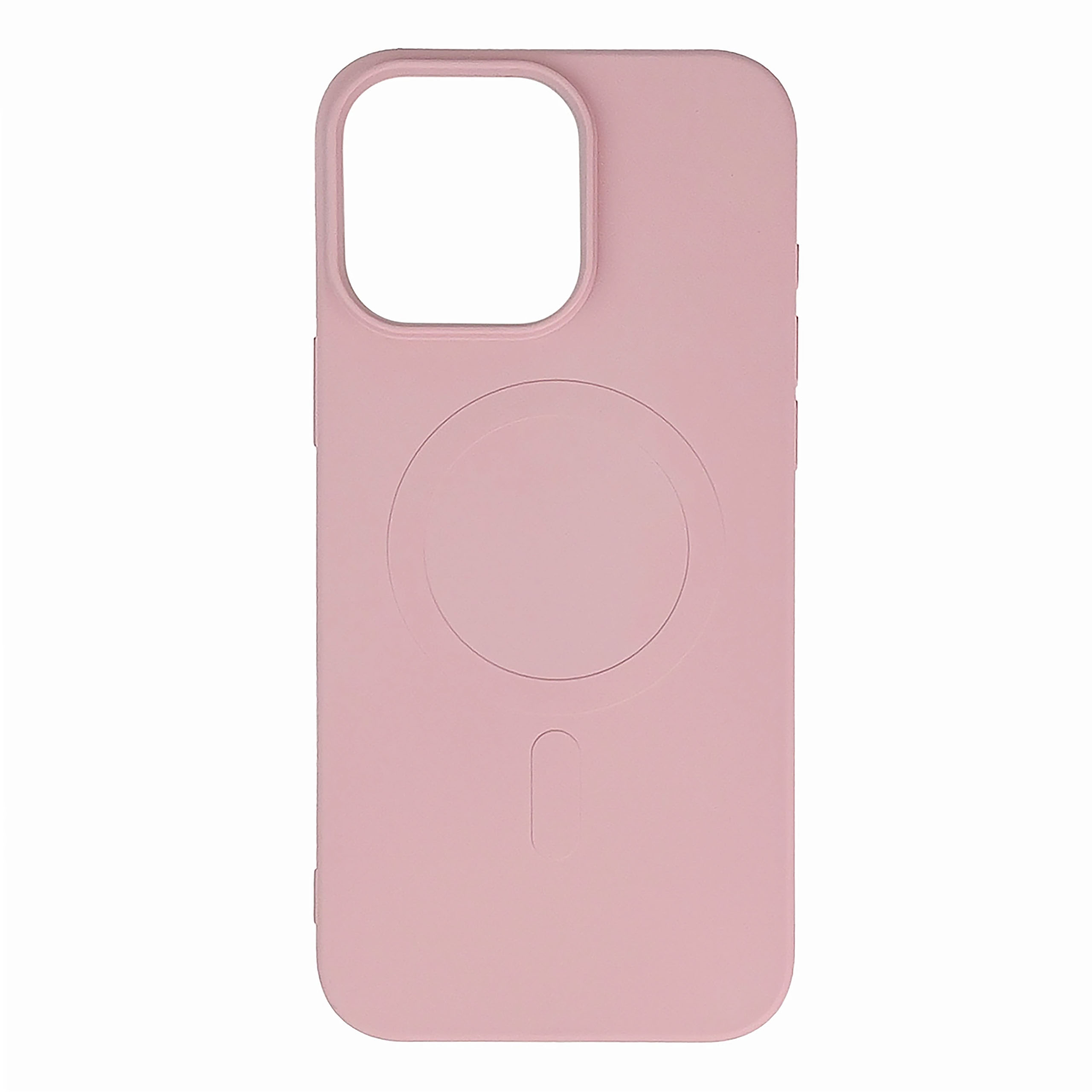Etui plecki Liquid Silicone Case MagSafe do iPhone 16 Pro jasnoróżowe