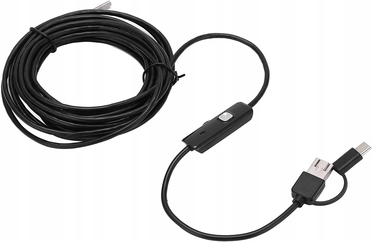 Инспекционная камера, регулируемый эндоскоп 6led с крюком