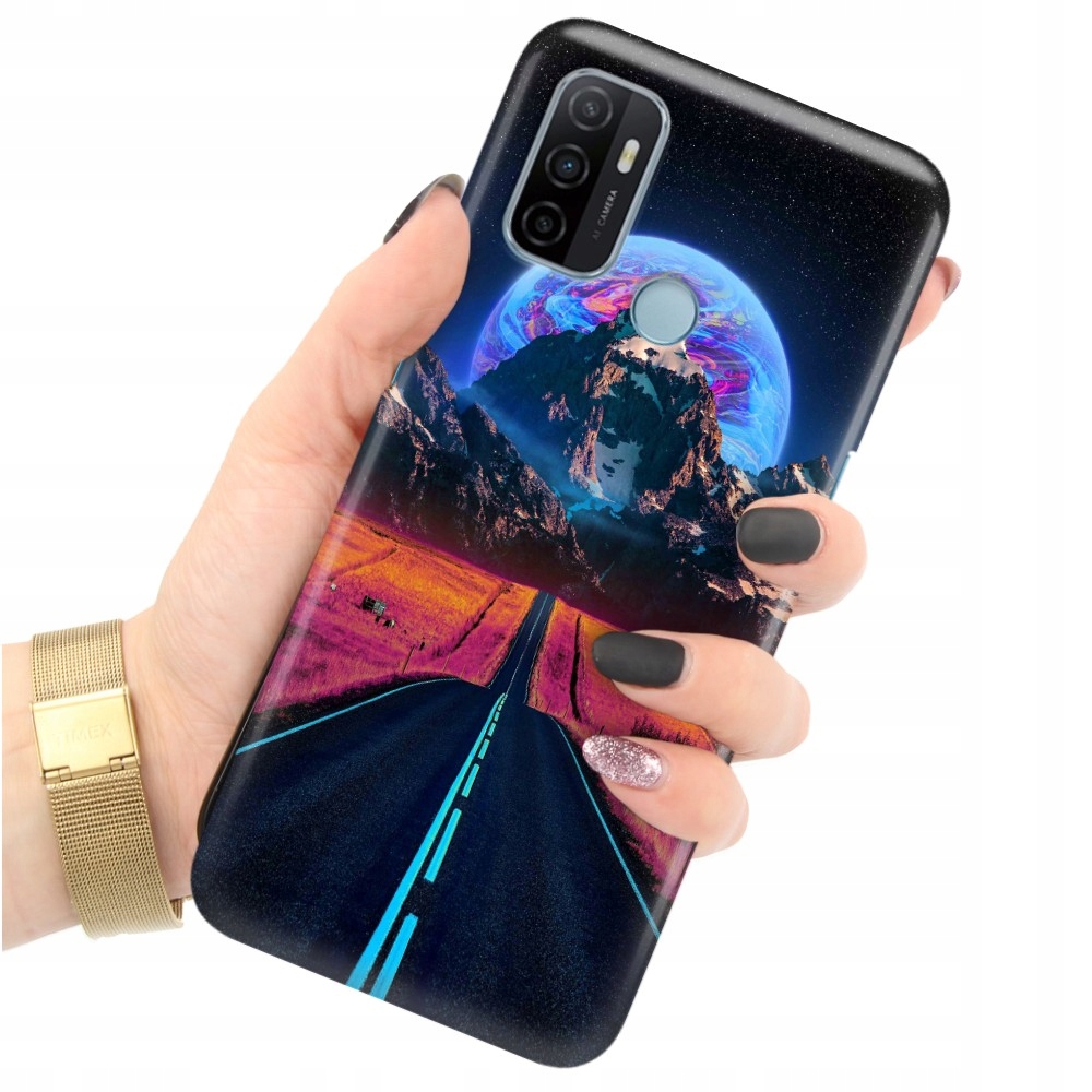 Puzdro Pre Oppo A53s Astronaut Planéty Case Vzor