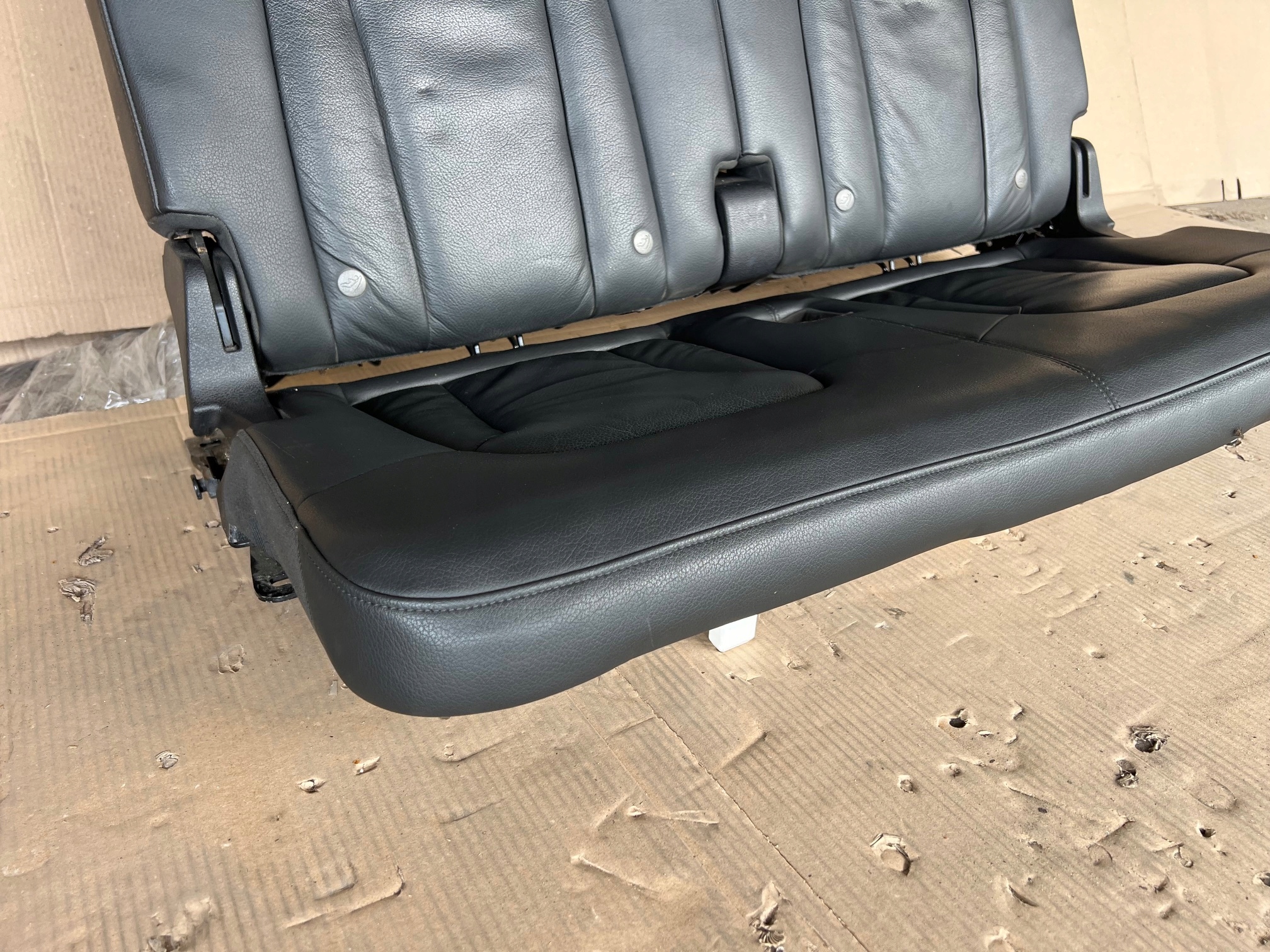 AUDI Q7 4L Sitze Sitz Sitz III 3 RZAD Leder schwarze