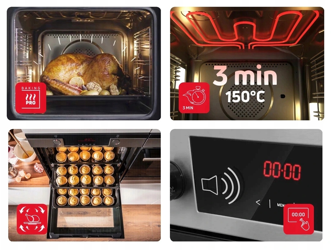 Zestaw ED37515V + AMMB20E5SGV + PI6540PHTUN + OKAP Marka Amica