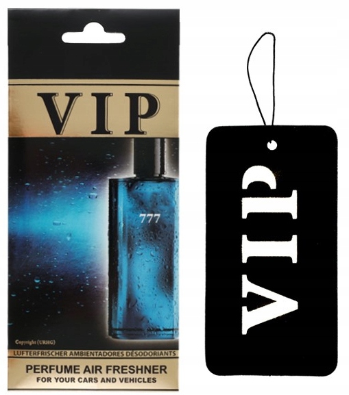 VIP ZAWIESZKA ZAPACHOWA DO SAMOCHODU ZAPACH 777