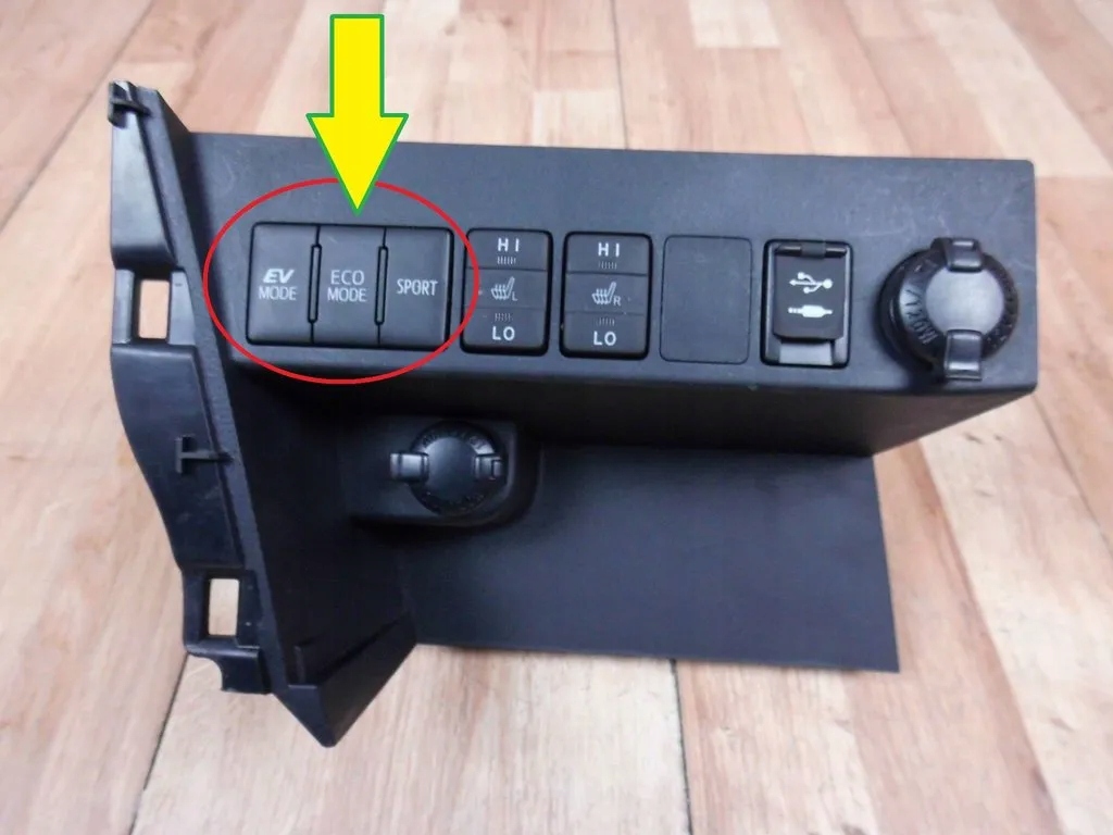 Toyota RAV4 IV switch SPORT EV ECO trybu jazd