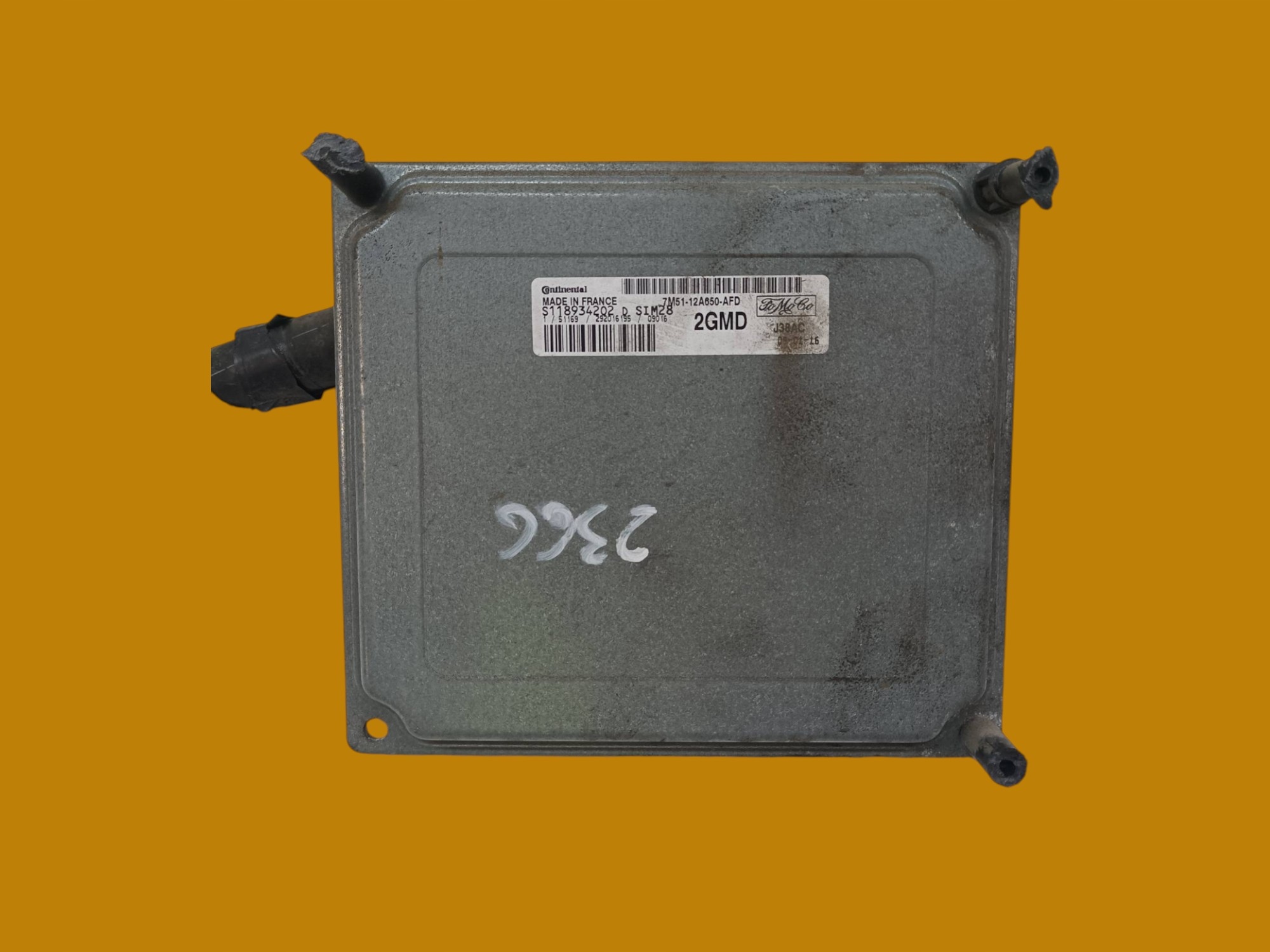 control unit of the engine 7M51-12A650-AFD Fiat Bravo II (2007-2014)