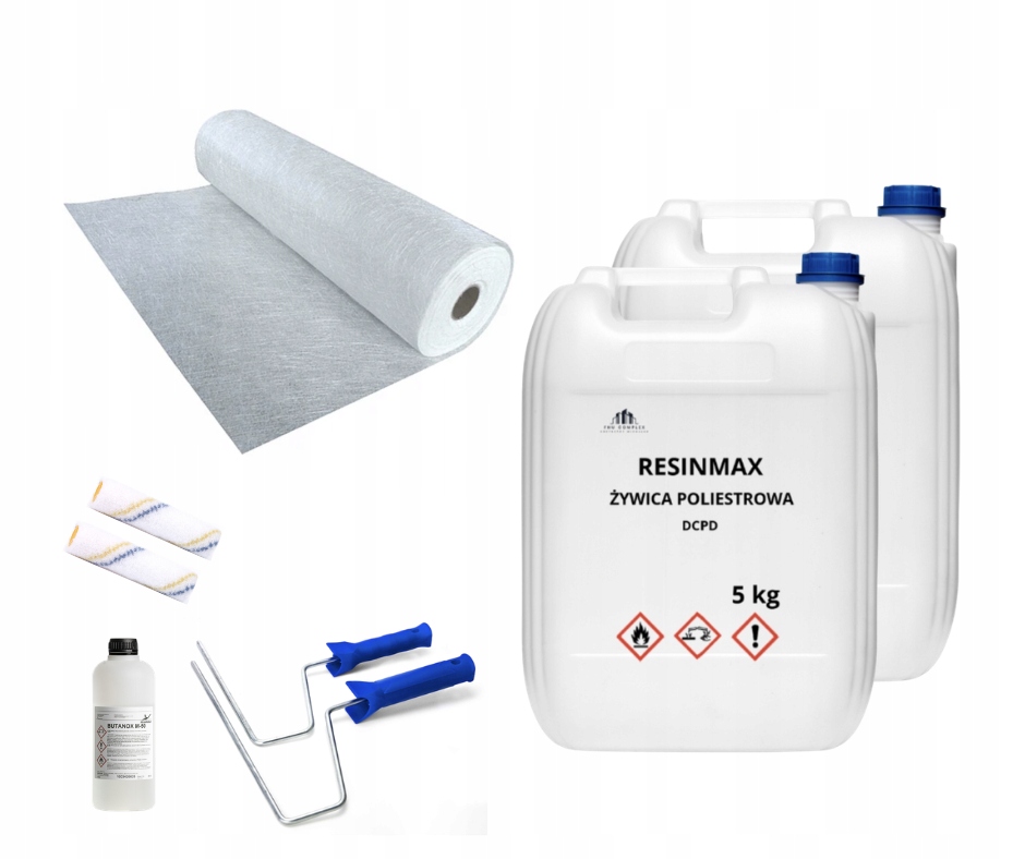 Sada polyesterová pryskyřice Dcpd 10 kg 10 m2 podložka 300, tužidlo bonus!!!