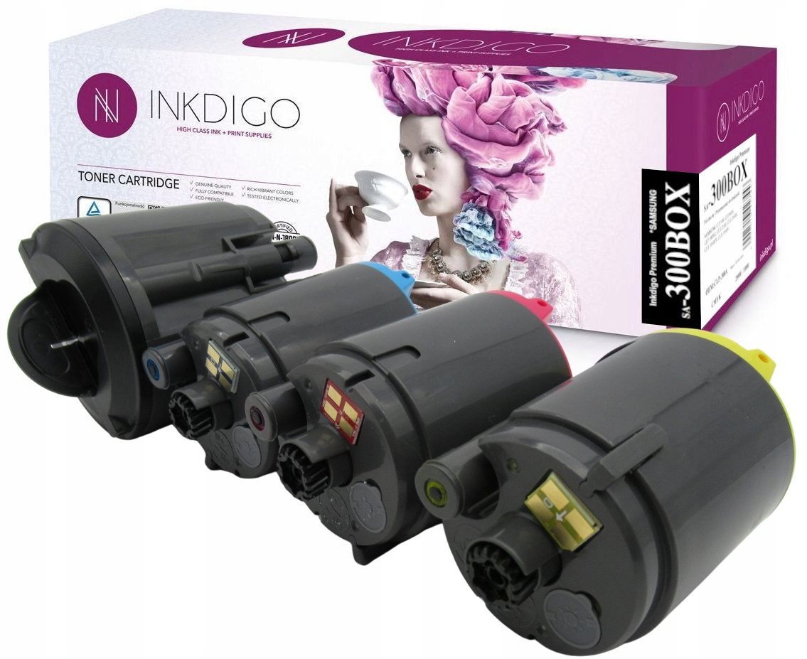 4x Toner Pro Samsung CLX-2160 CLX-2160N CLP-300