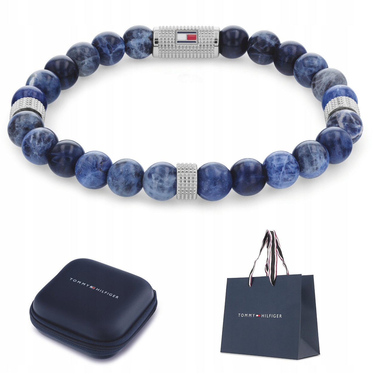 Pánský Náramek S Kamínky Na Gumičce Tommy Hilfiger