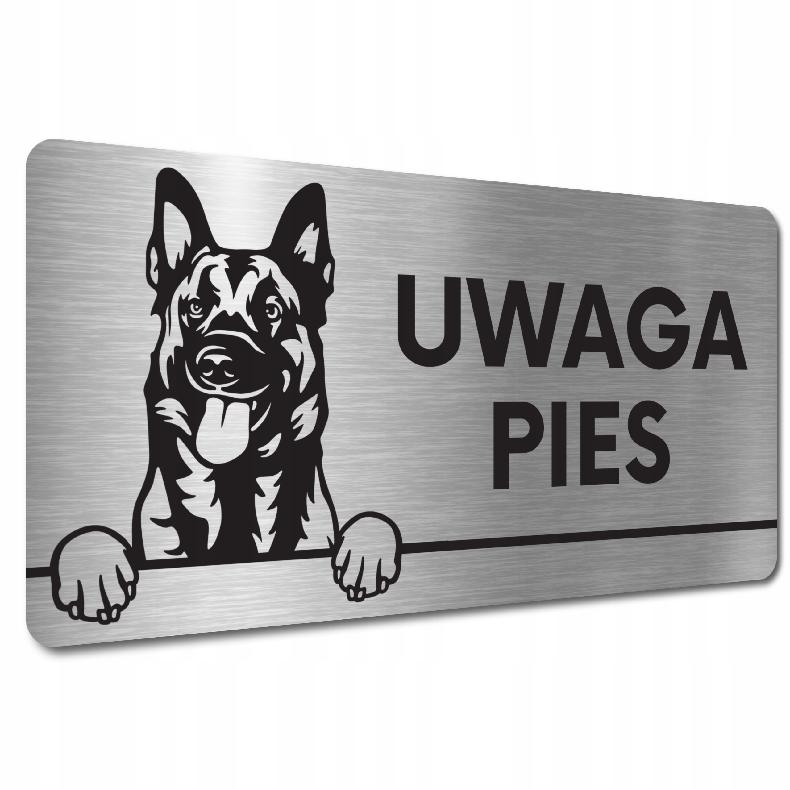 

Tabliczka Uwaga Pies Zły Pies Grpźny Malinois