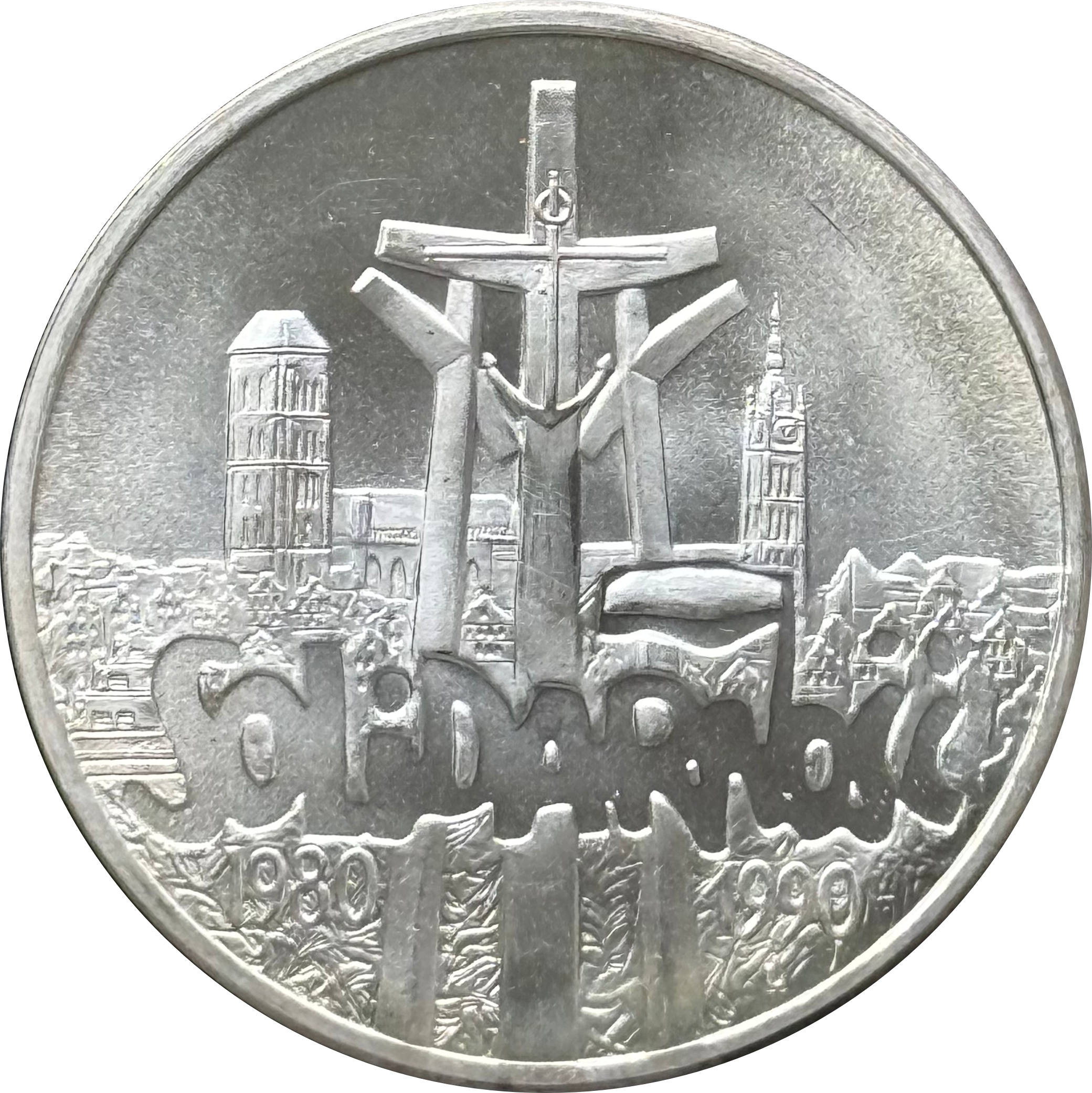 100000 ЗЛ 1990 ГОД СОЛИДАРНОСТЬ ТИП А