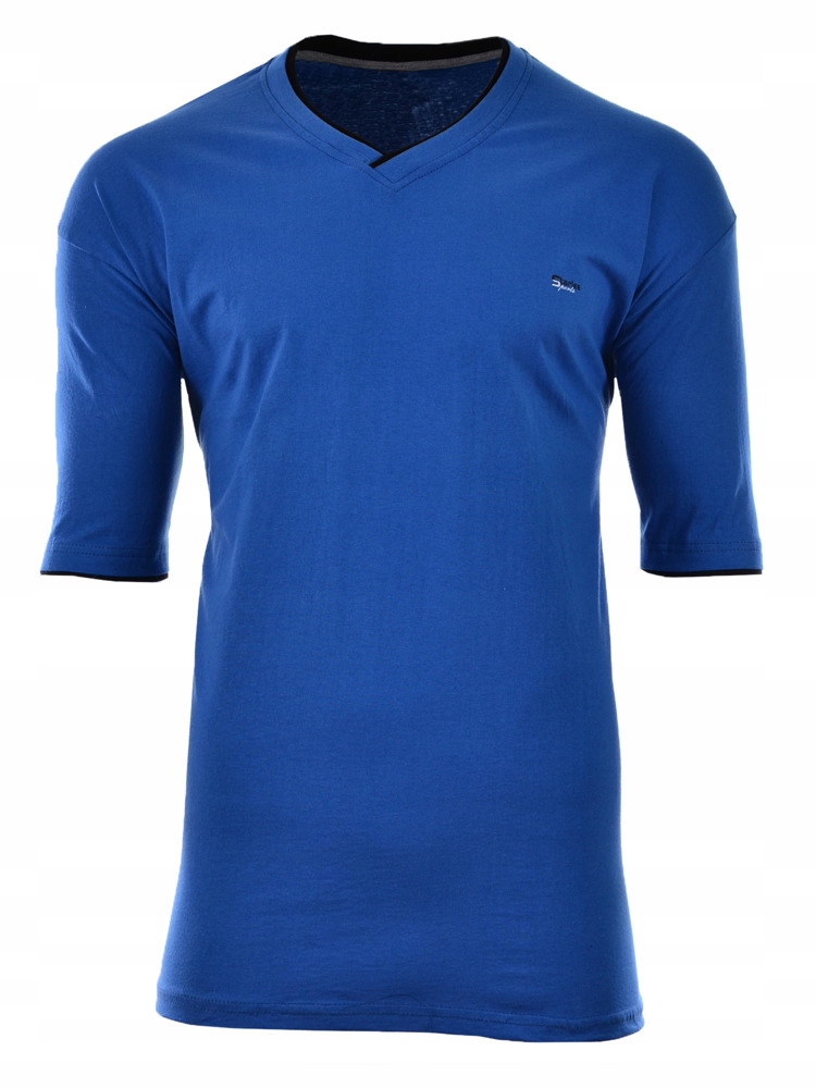 

3XL Koszulka T-shirt Serek Niebieska Duża