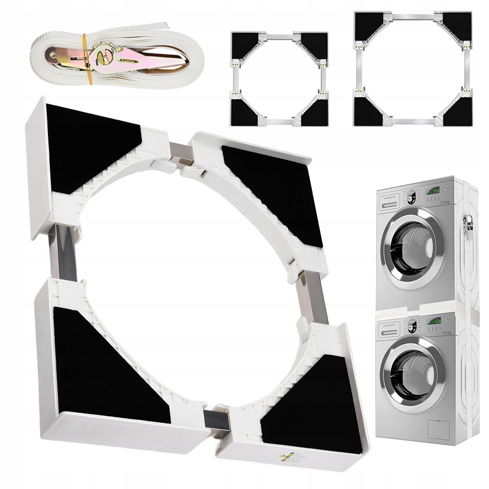 Uniwersalny Łącznik Do Pralki I Suszarki 46-66CM Regulowany Zestaw