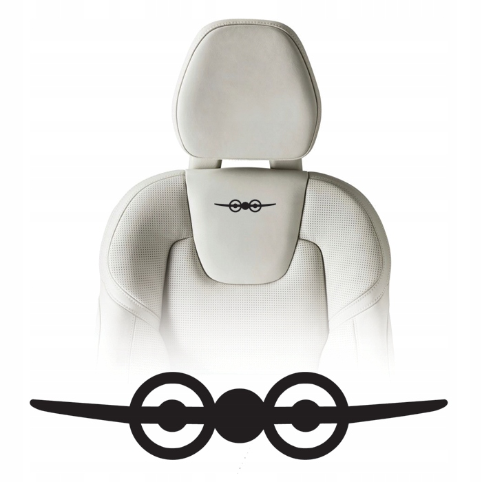 

Naklejka logo na fotel skóra do Saab 3