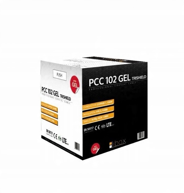 

Kabel coaxialny PCC102 żel 300m miedź Libox