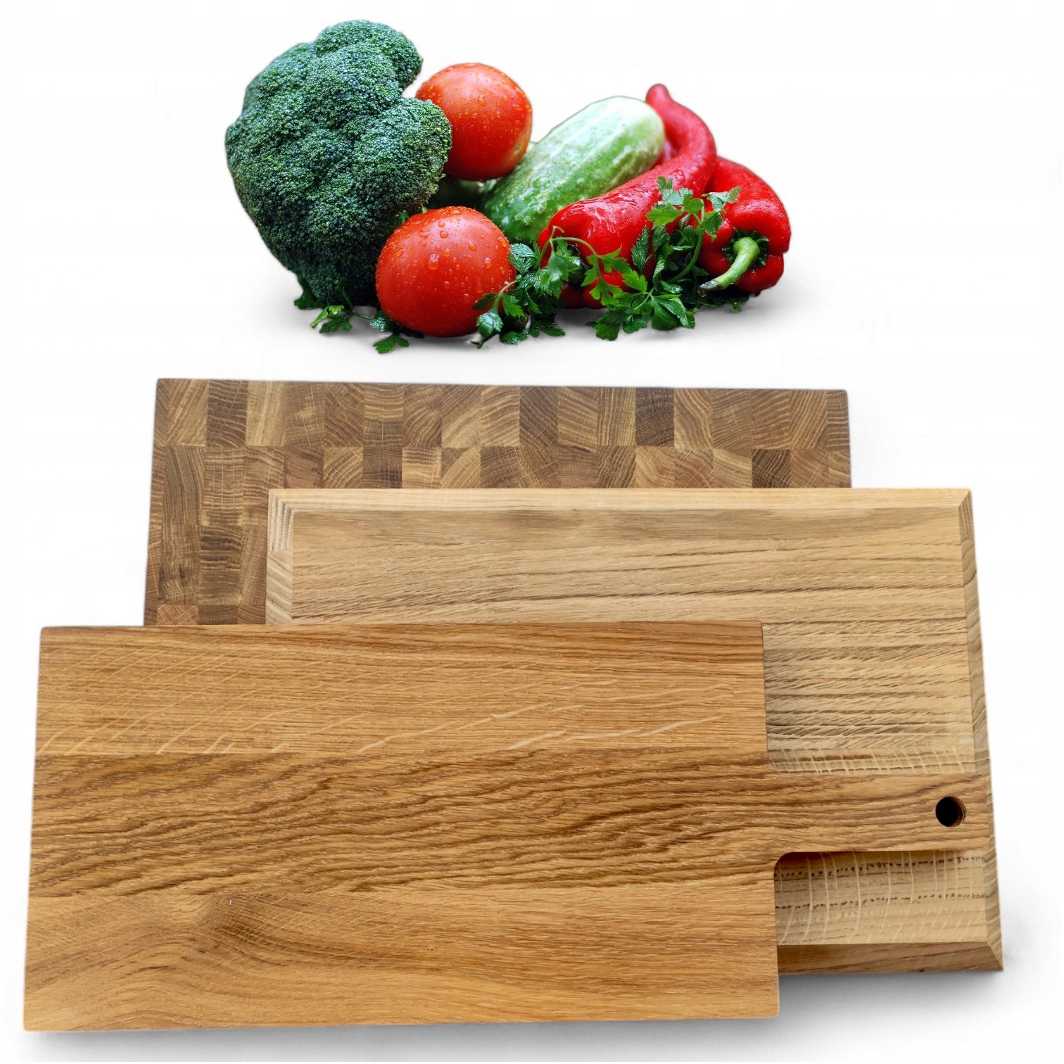 Set Dosiek Na Krájanie dosky na krájanie sada *dubová Kvalita Premium