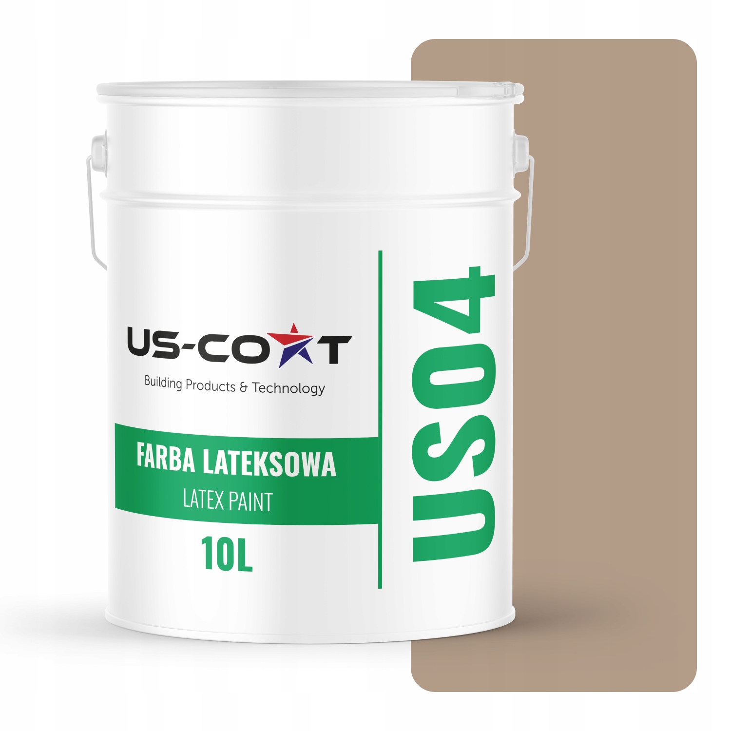 Latexová Farba Orechová Farba H4934 10L Hlboká Matná Na Steny Stropov
