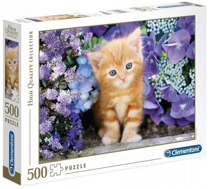 

Clementoni Puzzle 500 Elem Rudy Kot Kotek 30415