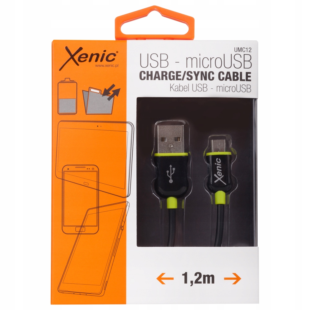 Kabel USB-microUSB Xenic UMC12 Marka Xenic