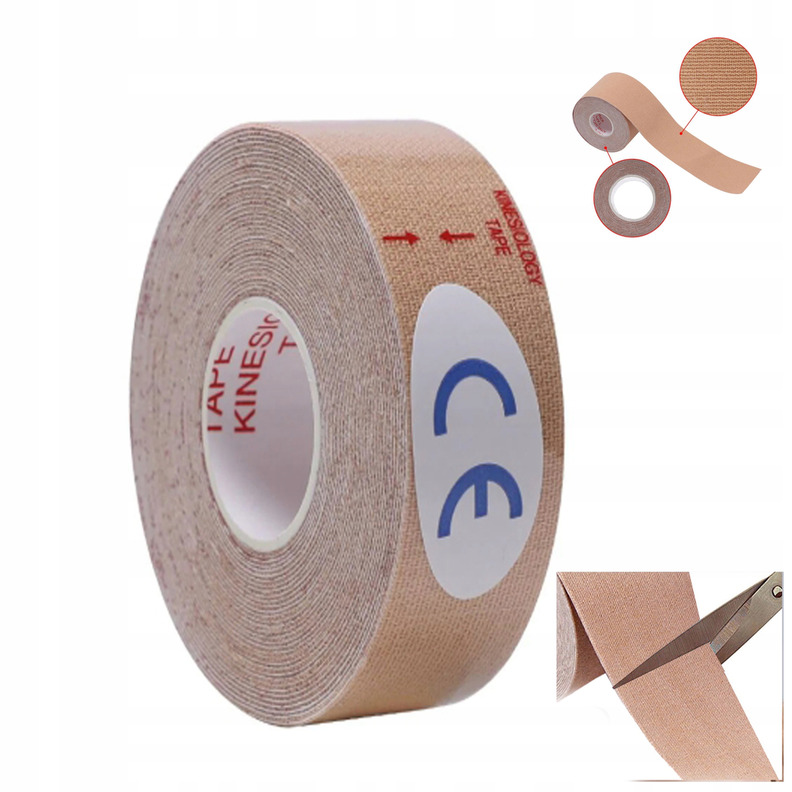 

Taśma Kinezjologiczna Tape Taping Tejpy 5m x 2,5cm