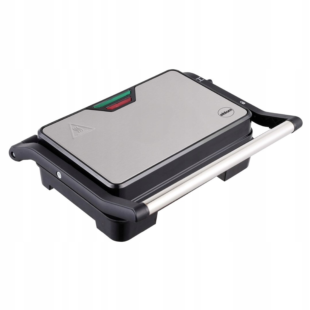 Eldom Grill Kontaktowy GK110 800W Czarno-srebrny