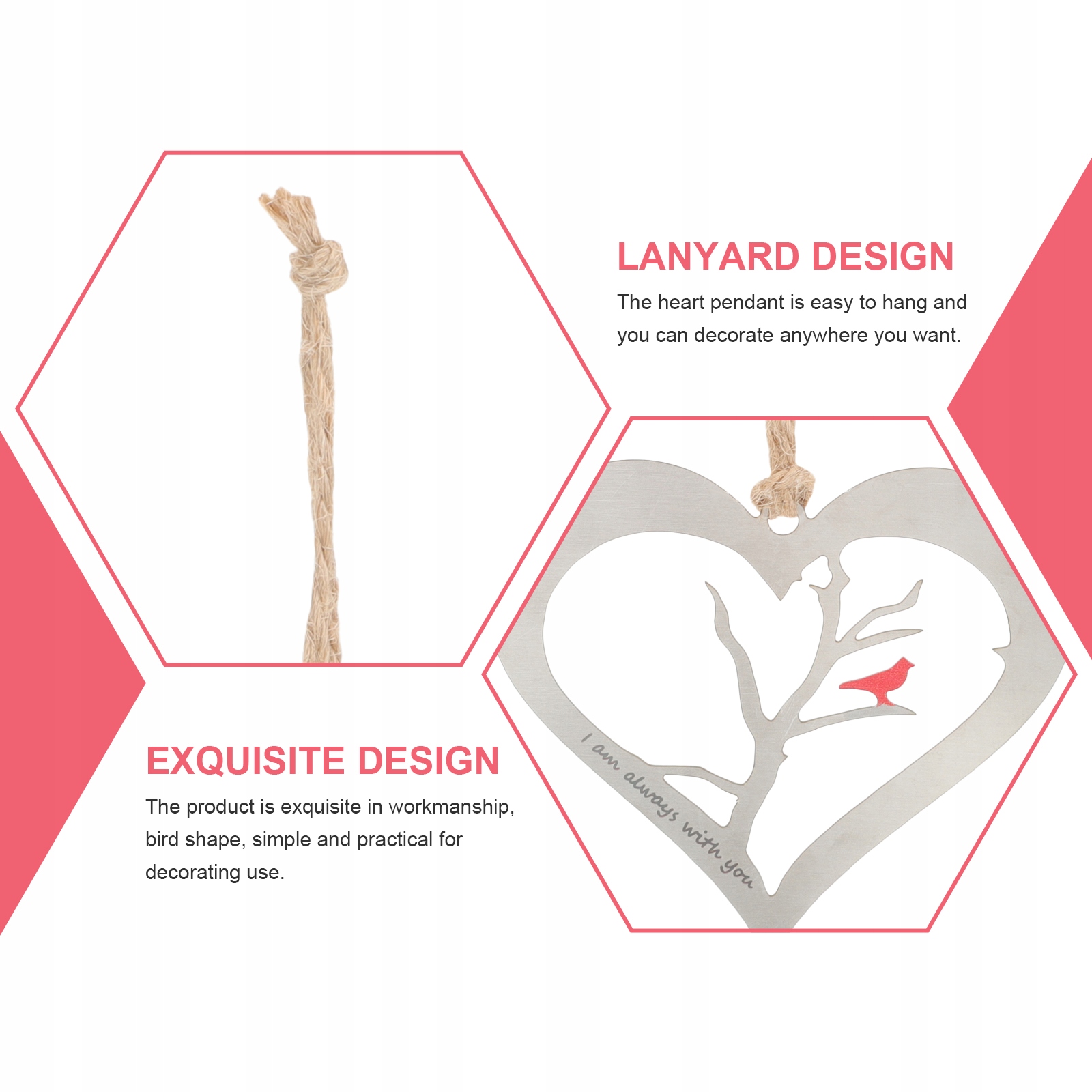 CZERWONA OZDOBA CZERWONY PTAK OZDOBA WISZĄCE RZEMIOSŁO NA ŚCIANIE Nazwa other