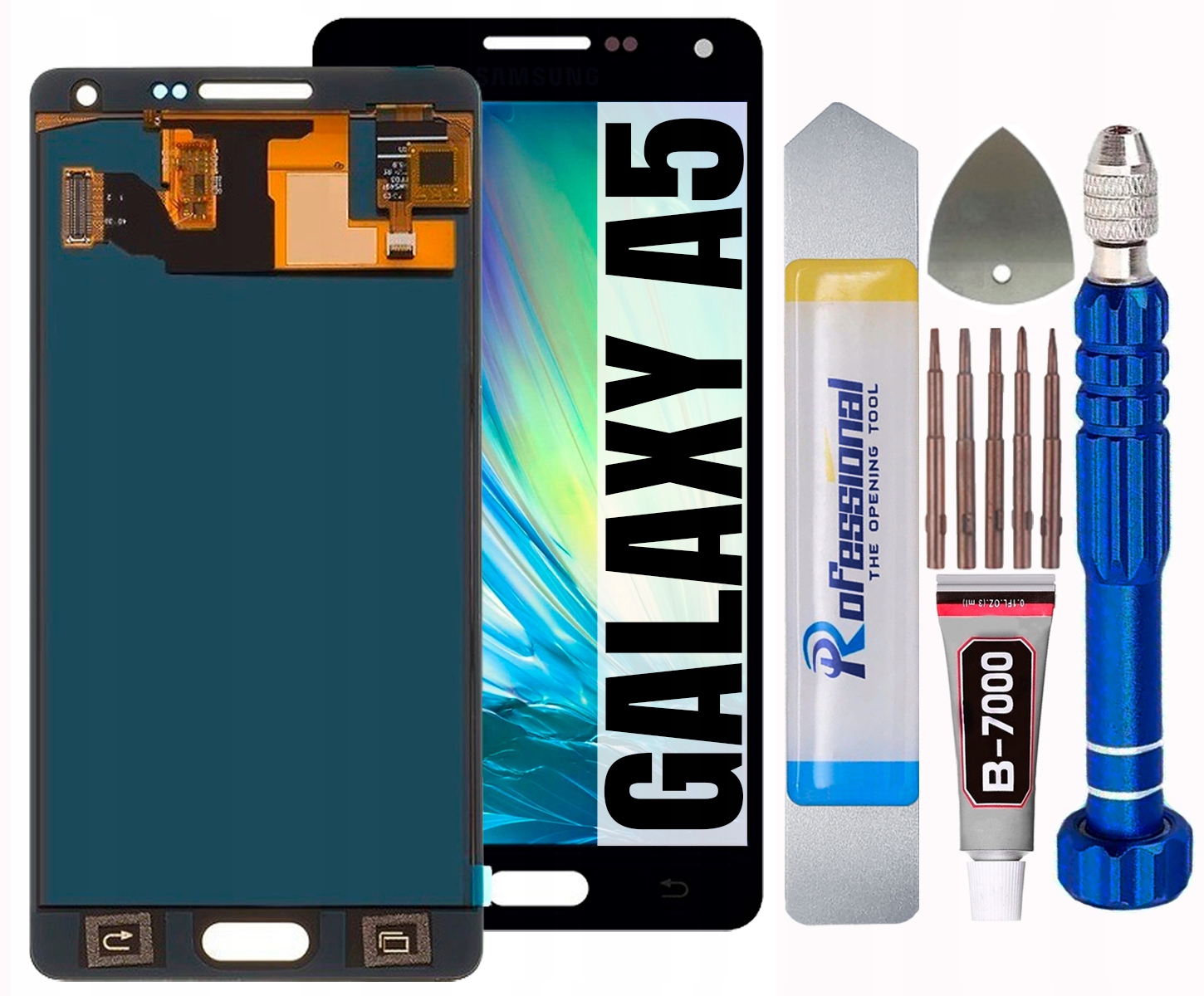 Displej Pro Samsung Galaxy A5 2015 A500 A500 Fld Granátový