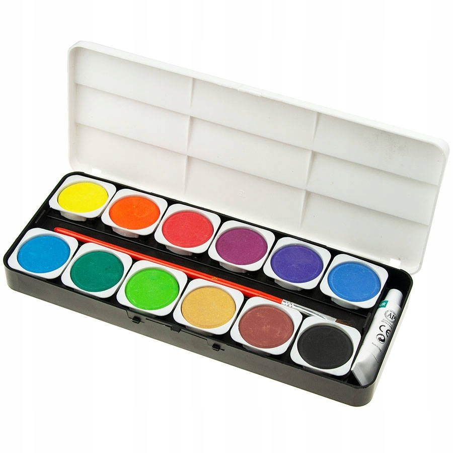 Farby akwarelowe Phoenix 24szt. + pędzel okrągły Marka Phoenix