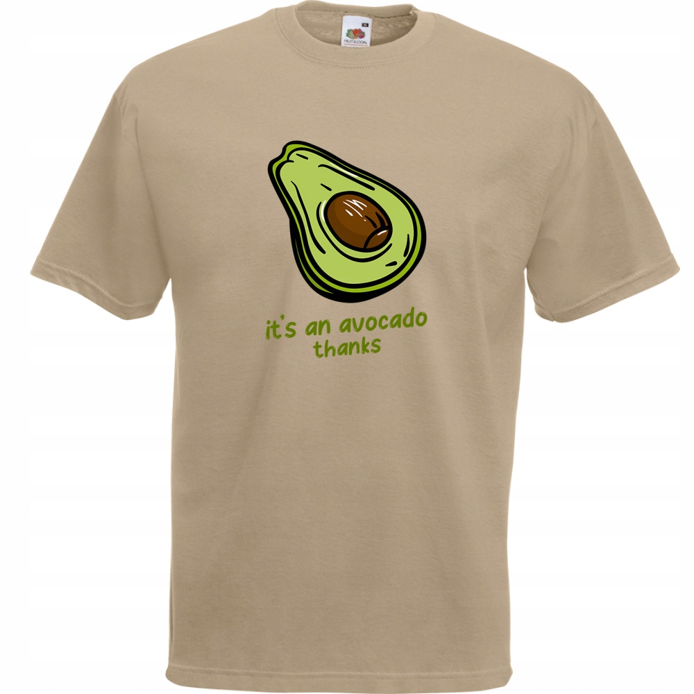 

Koszulka avocado awokado zabawna L khaki