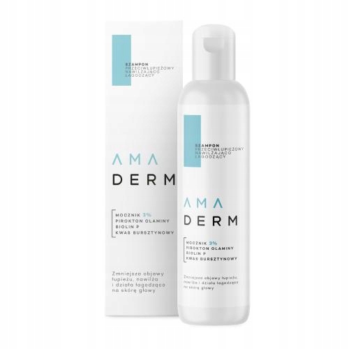 AMADERM SZAMPON PRZECIWŁUPIEŻOWY NAWILŻAJĄCY 150ML