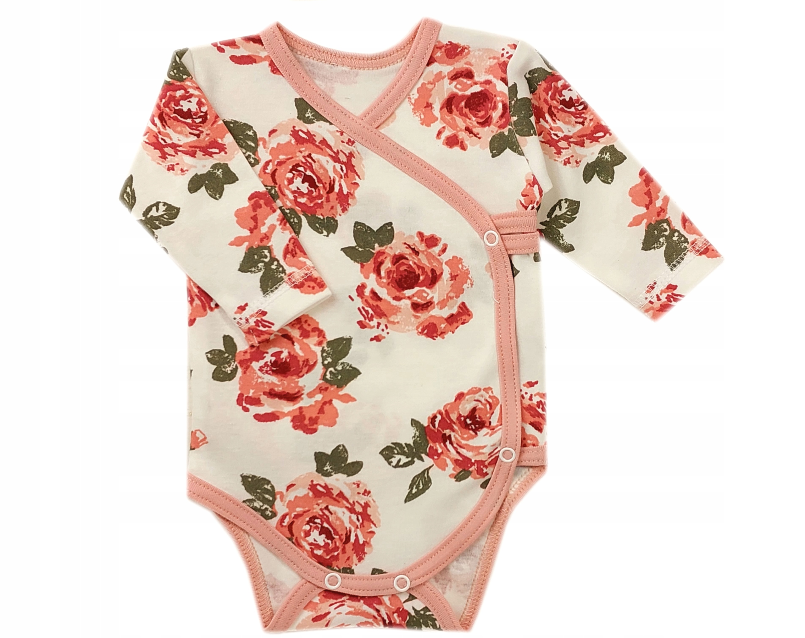 BODY KOPERTOWE DŁUGI RĘKAW r.74 RETRO ROSES /47/ Rękaw długi rękaw