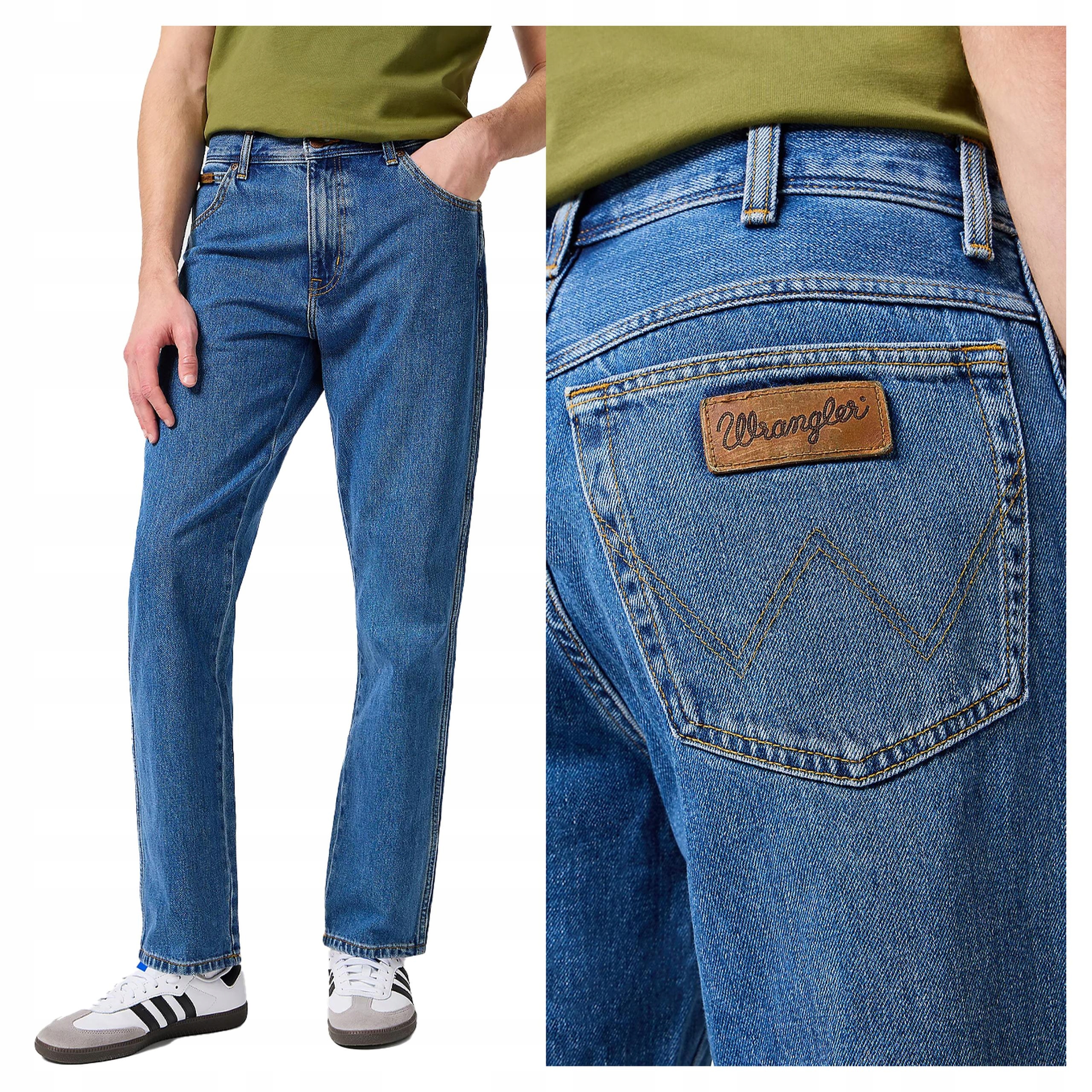 Pánské jednoduché džínové kalhoty Wrangler Texas 35/30