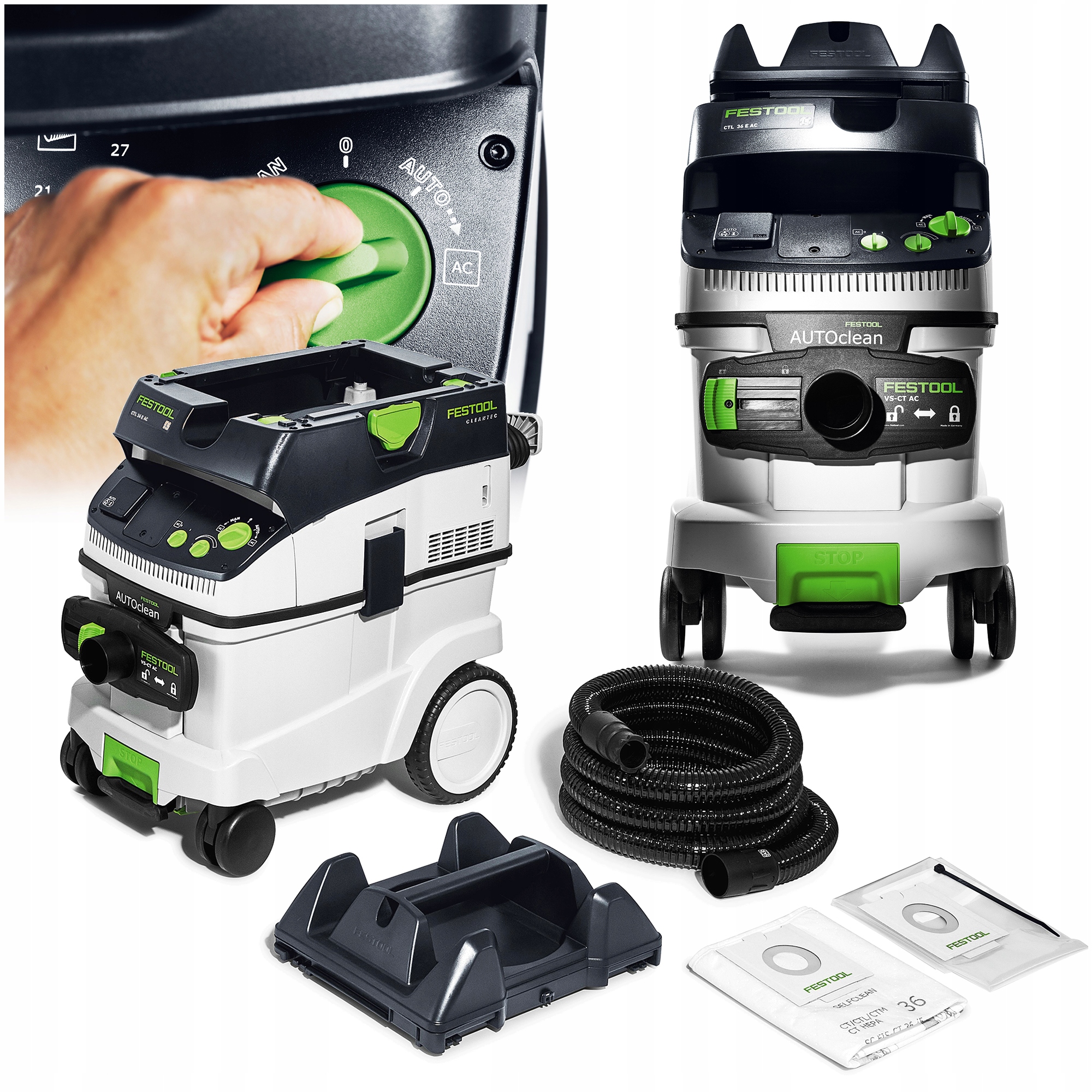 Vysavač Festool CTL36 E Ac-planex Mobilní průmyslový Autoclean 36 Litrů