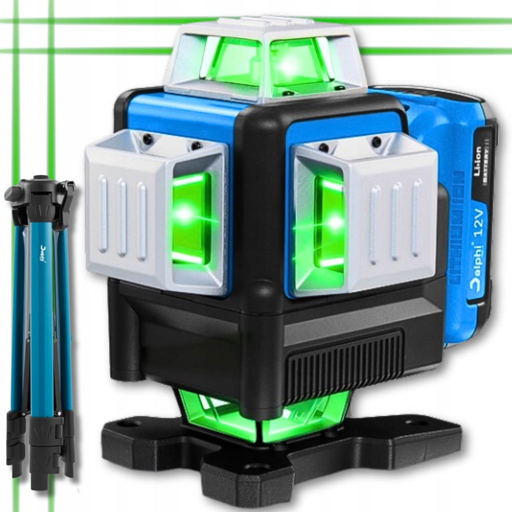 Přesný Křížový Laser laserová vodováha Set stativ Pro 360 4D 16L