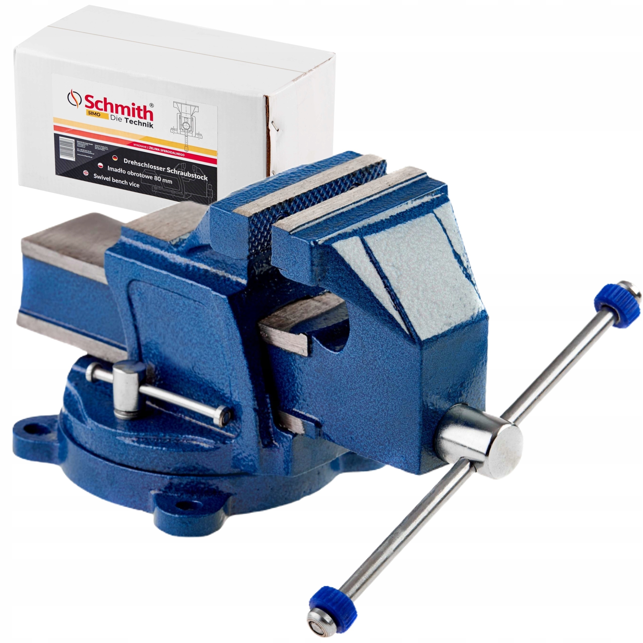 Настольные тиски Schmith 80 мм