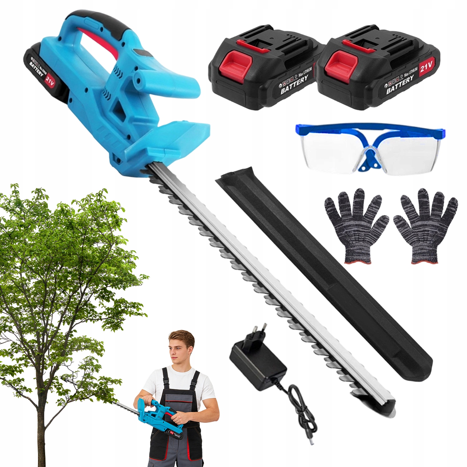 Akumulátorové Nůžky Na Živý Plot Elektrické Zahradní nůžky Živých Plotů 200 W