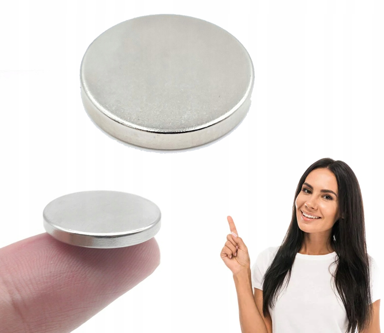 

Magnes Neodymowy Okrągły 20x3 mm