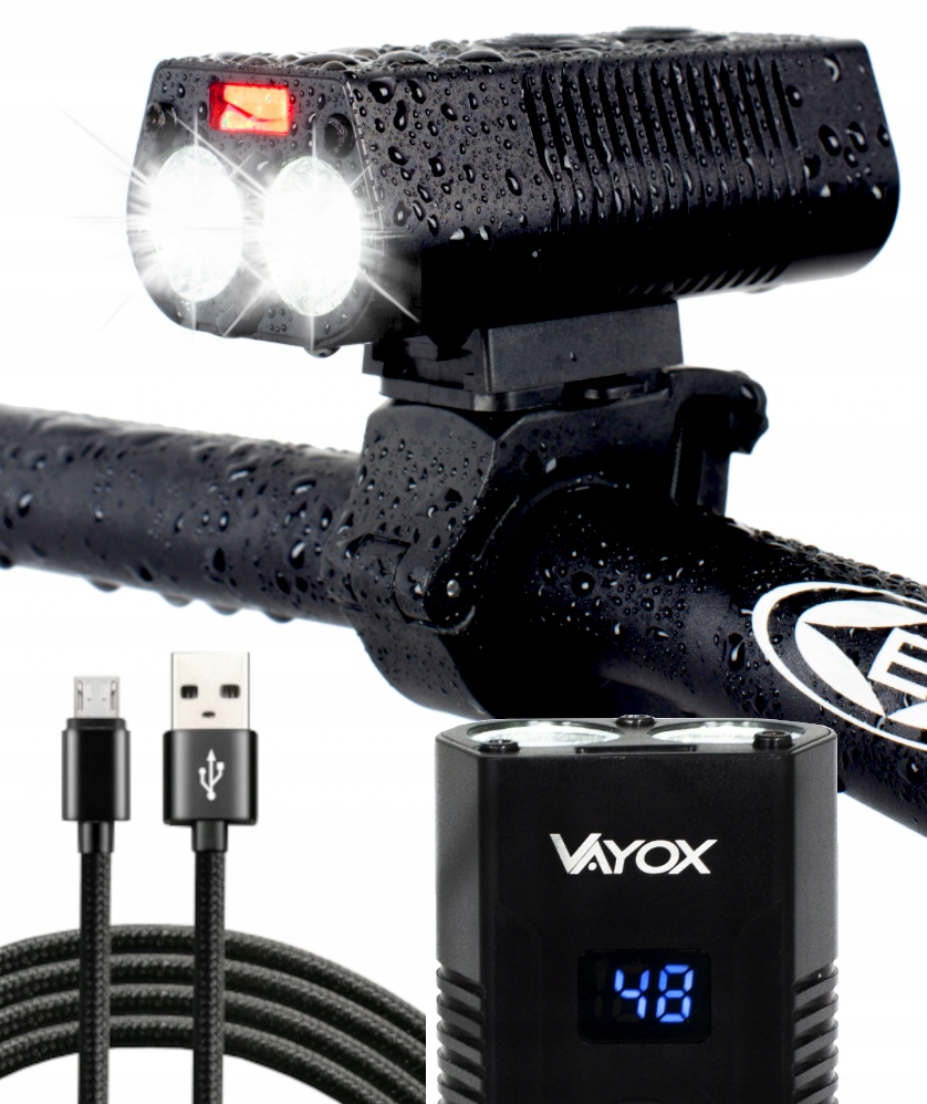 

Mocna Lampka Rowerowa Powerbank Led Usb Na Przód