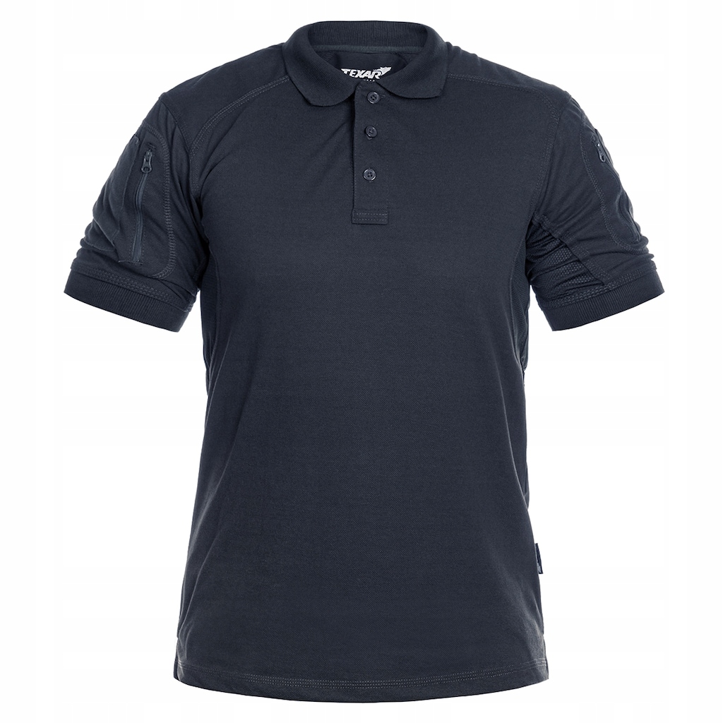 Koszulka męska polo polówka z kieszeniami bawełna Texar Elite Pro Navy XL