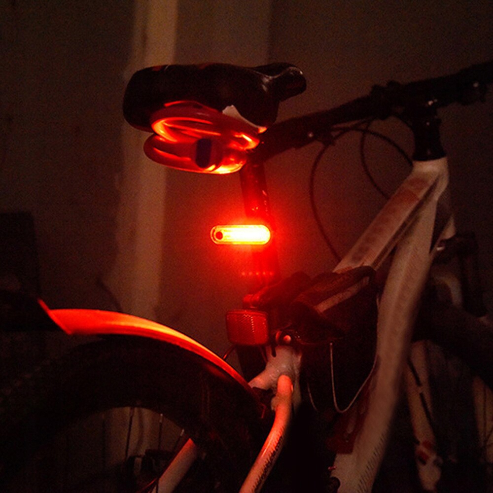 LAMPKA ROWEROWA TYLNA LED USB OŚWIETLENIE NA ROWER Waga 25 g