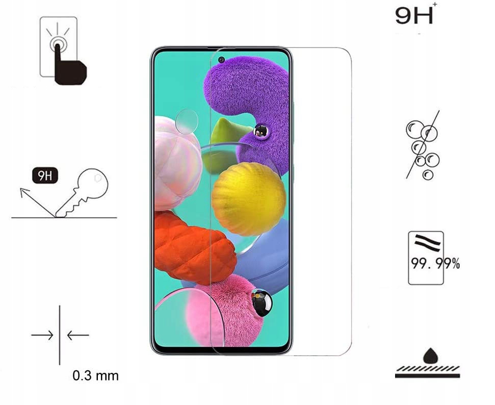 Szkło płaskie do Samsung Galaxy M31s Producent Braders