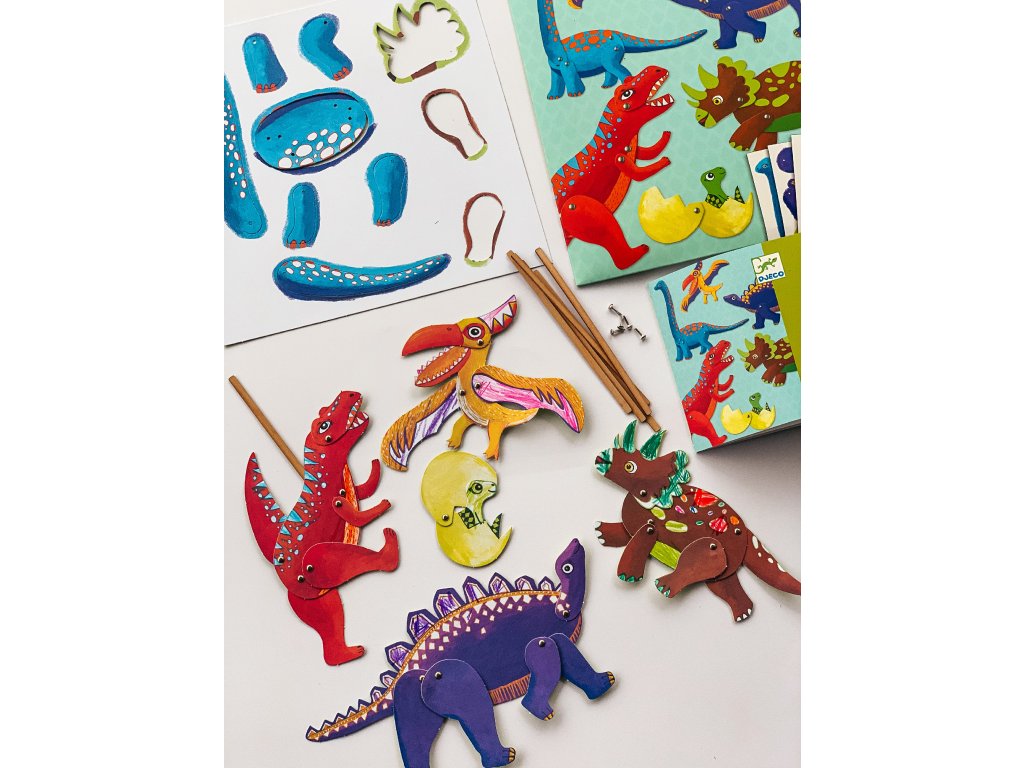 Zestaw artystyczny Djeco - Dinozaury Marka Djeco