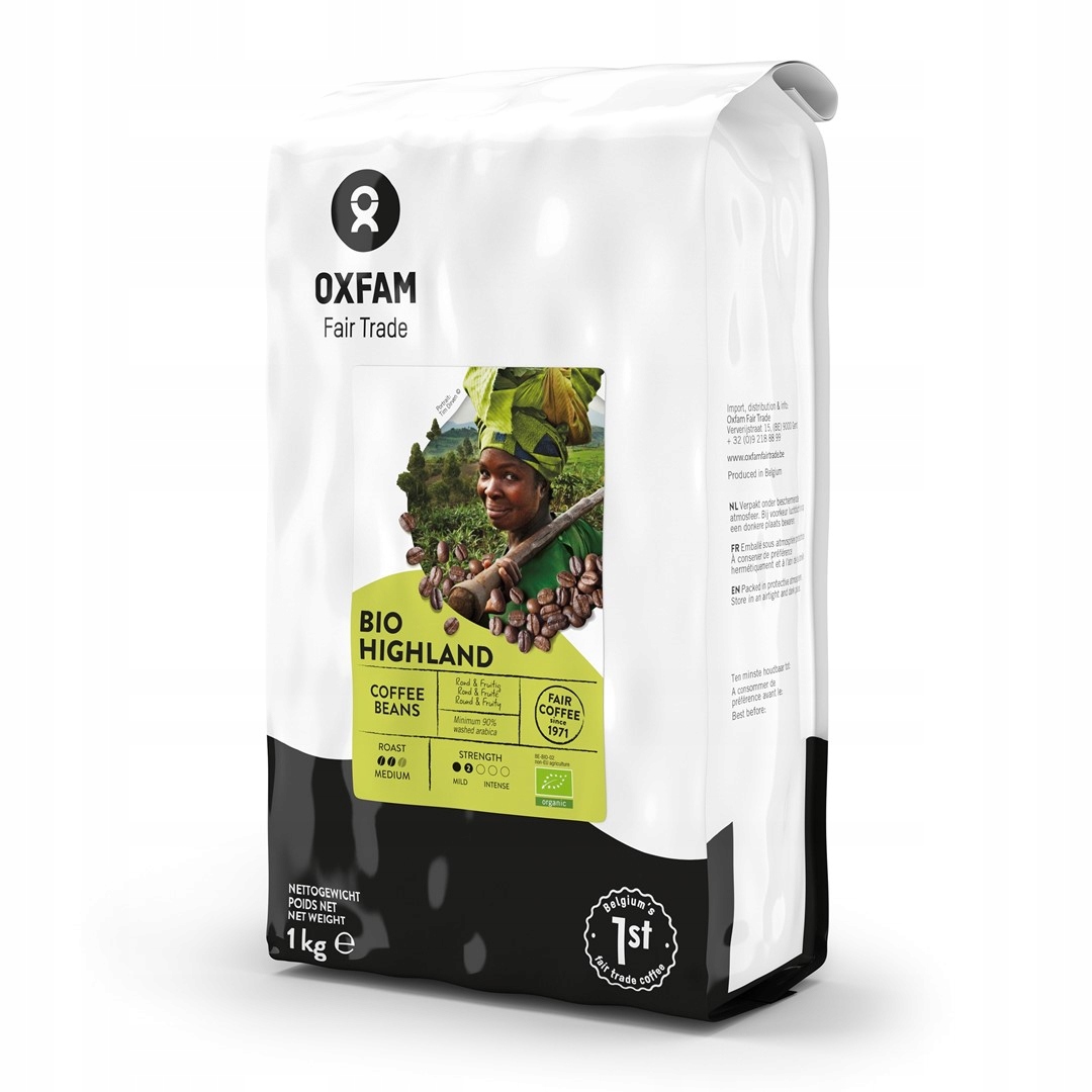Kawa Ziarnista Arabica 100 % Wysokogórska Bio 1 kg