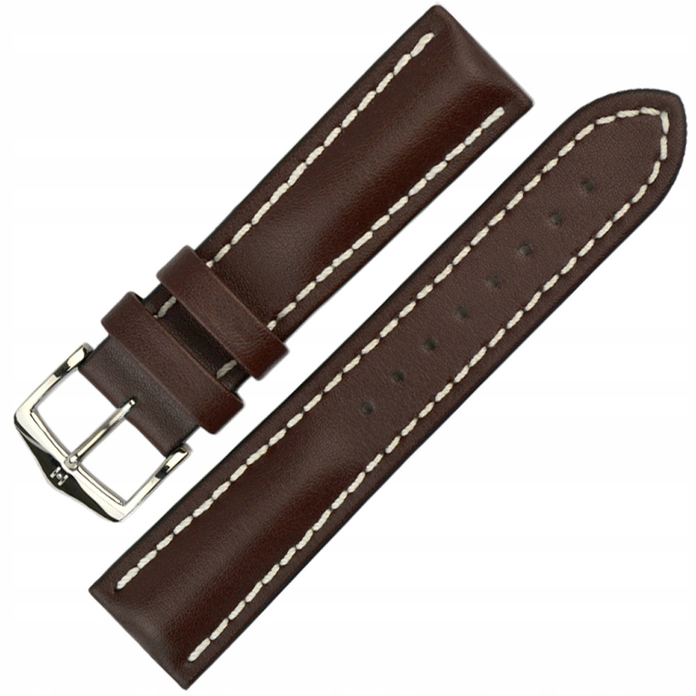 Pásek k hodinkám Hirsch 01475010-2-18 hnědý 18 mm