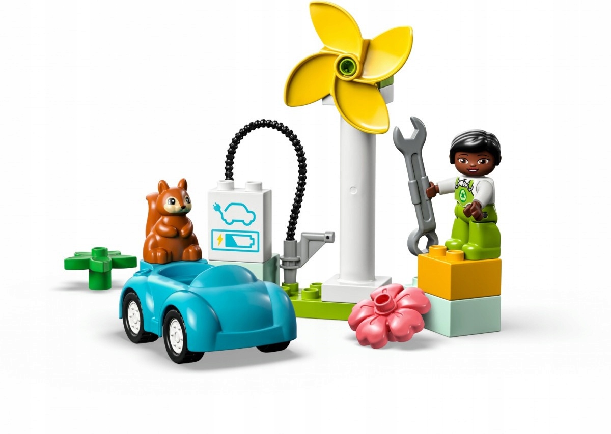 LEGO DUPLO Town Turbina wiatrowa i samochód elektryczny 10985 Numer produktu 10985