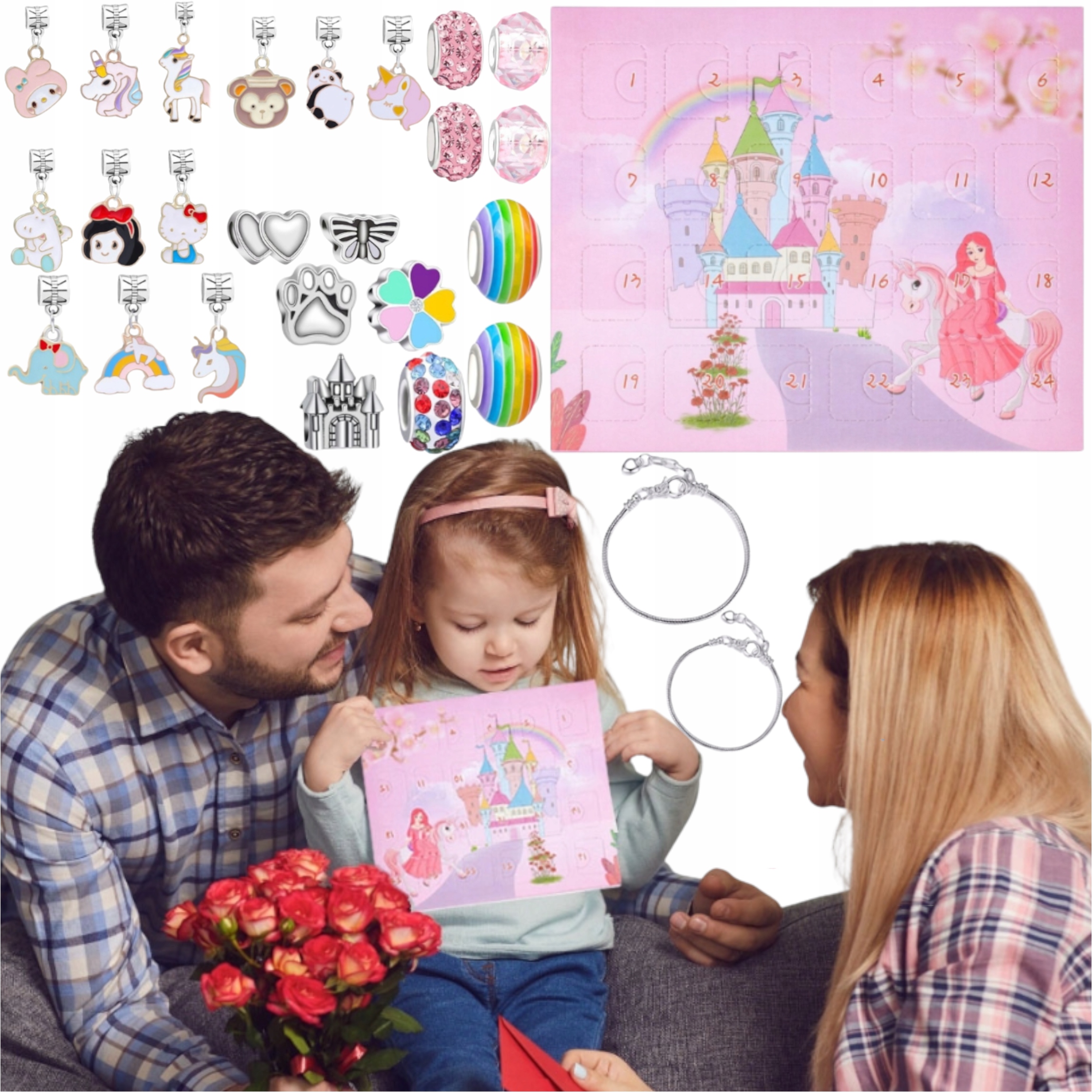 Adventní Kalendář Pro Dívku Diy Na Výrobu Vlastních Náramků