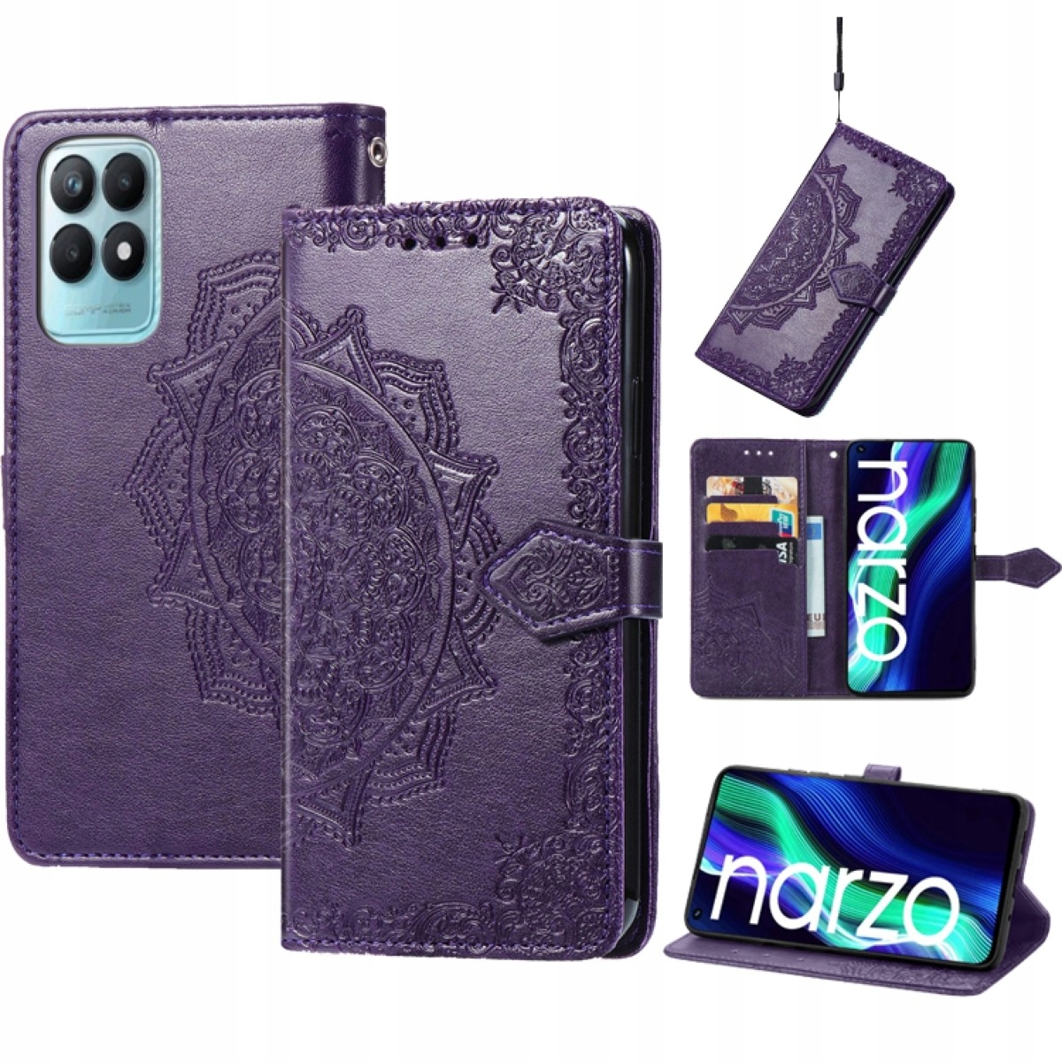 

Etui Do Narzo 50 Obudowa Z Klapką Wallet Case
