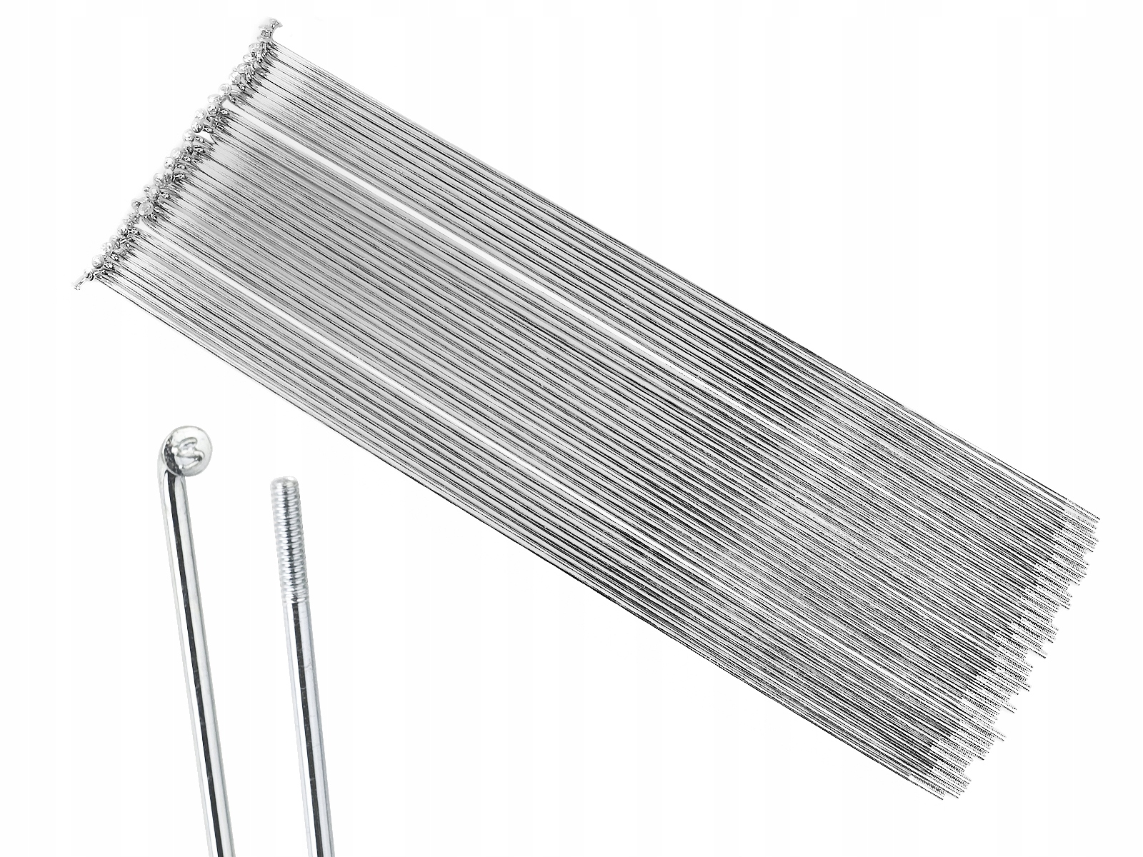 Szprychy stalowe 261 mm ocynkowane srebrne