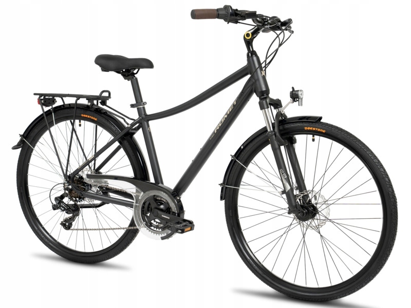 Rower trekkingowy Romet Wagant Suv L Ht B U18 28 cali męski Czarny