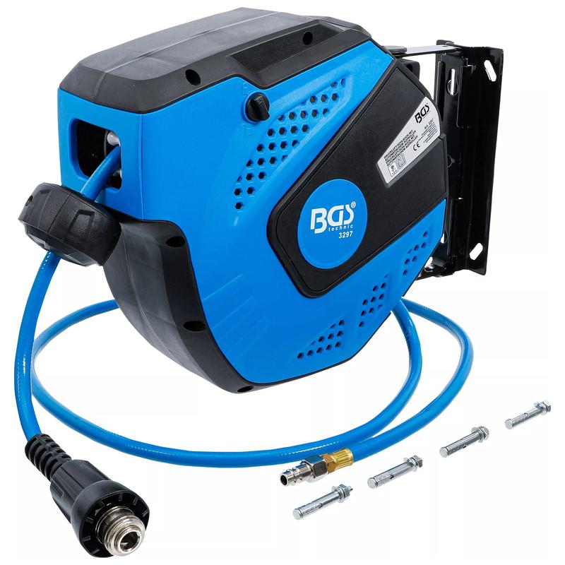 Hadica stlačeného vzduchu s automatickým navíjačom 10 m, Bgs 3297