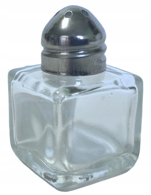 MINI MALUTKA SOLNICZKA PIEPRZNICZKA PRZYPRAWNIK SZKŁANY DO ŚWIĘCONKI 20 ML