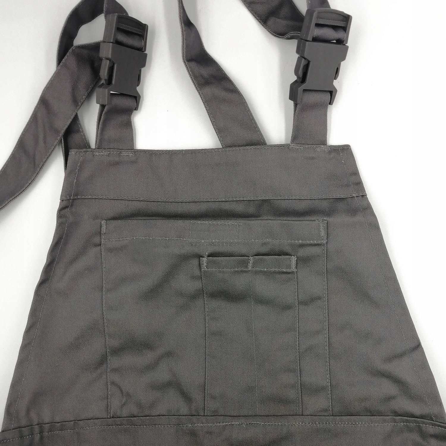 SPODNIE ROBOCZE MĘSKIE OGRODNICZKI REGULOWANY PAS I SZELKI KIESZENIE 54 Kolor dominujący szary